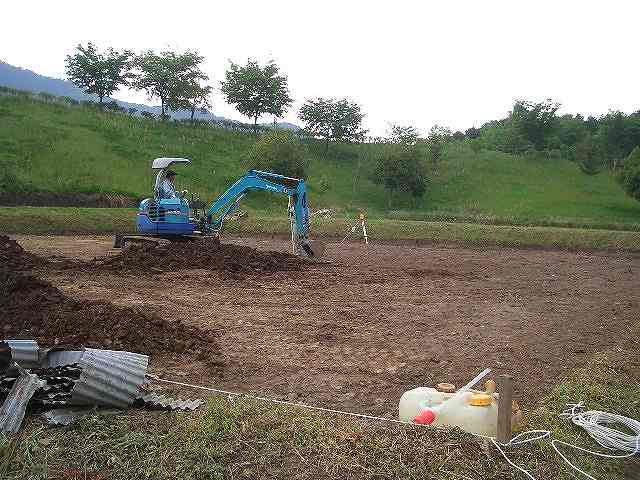 Ｔ様倉庫新築工事　造成工事 | 鉄骨住宅や工場・施設なら丹波市の工務店「栄伸建設」