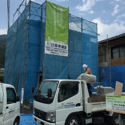 梅雨の晴れ間に！ | 鉄骨住宅や工場・施設なら丹波市の工務店「栄伸建設」