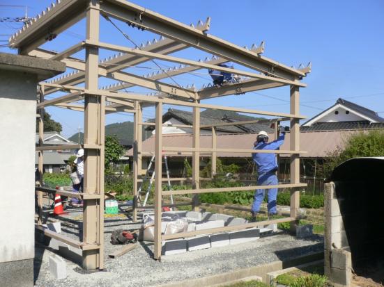 車庫・倉庫 | 鉄骨住宅や工場・施設なら丹波市の工務店「栄伸建設」