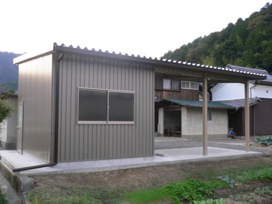 車庫・倉庫 | 鉄骨住宅や工場・施設なら丹波市の工務店「栄伸建設」