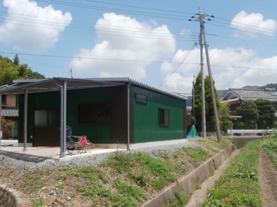 車庫・倉庫（I様） | 鉄骨住宅や工場・施設なら丹波市の工務店「栄伸建設」