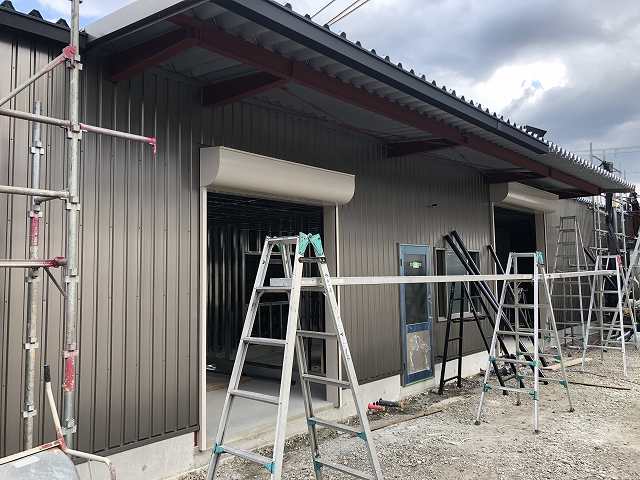 O様工場新築工事 | 鉄骨住宅や工場・施設なら丹波市の工務店「栄伸建設」