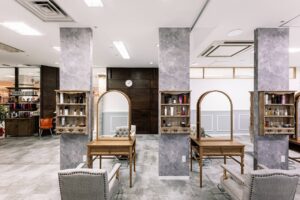 商業施設内リノベーション　ヘアーサロン | 鉄骨住宅や工場・施設なら丹波市の工務店「栄伸建設」